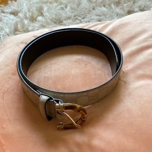 Gucci belt bamboo buckle sz M